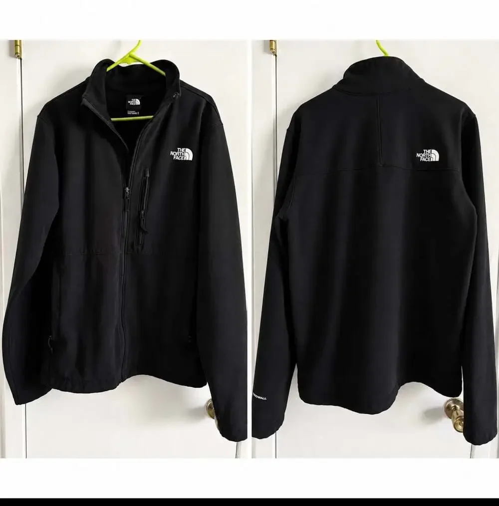 The North Face Men's WindWall Apex Bionic Softshell Jacket Black Medium
